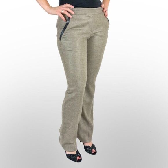 CLEARANCE! Tan Barbara Bui Trousers Size 2 - Picture 3 of 4